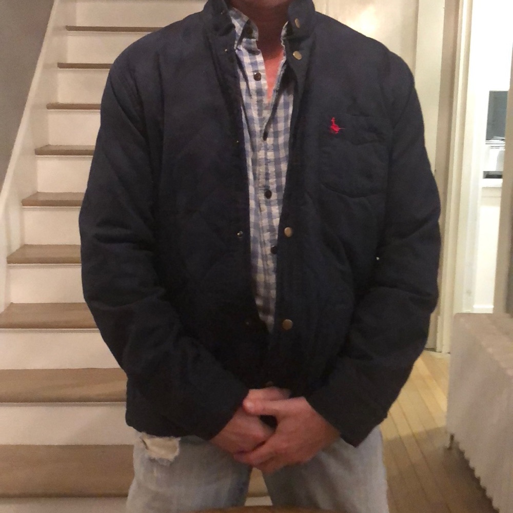 Navy Blue Quilted Jack Wills Jacket